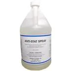 Antistatic cleaning solution bottle used on electronic equipment surfaces