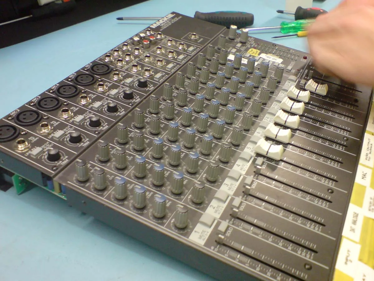 Commercial mixer cleaned and sanitised to food safety standard