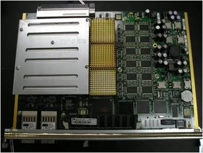 Network switch after professional cleaning and decontamination