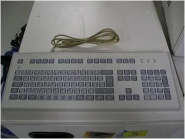 Office keyboard after professional cleaning and sanitisation