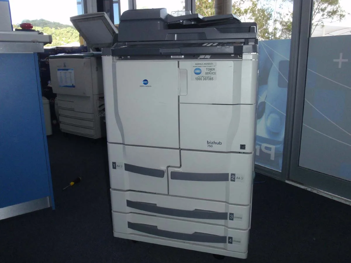 Commercial photocopier professionally cleaned