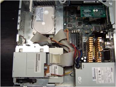 Workstation after HEPA-grade decontamination by Priority Data Services